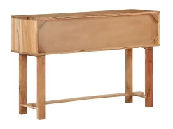 Aparador de madera maciza de acacia 115x35x75 cm ES16705