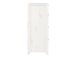 Aparador de madera maciza de pino blanco 70x35x80 cm