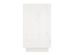 Aparador de madera maciza de pino blanco 111x34x60 cm