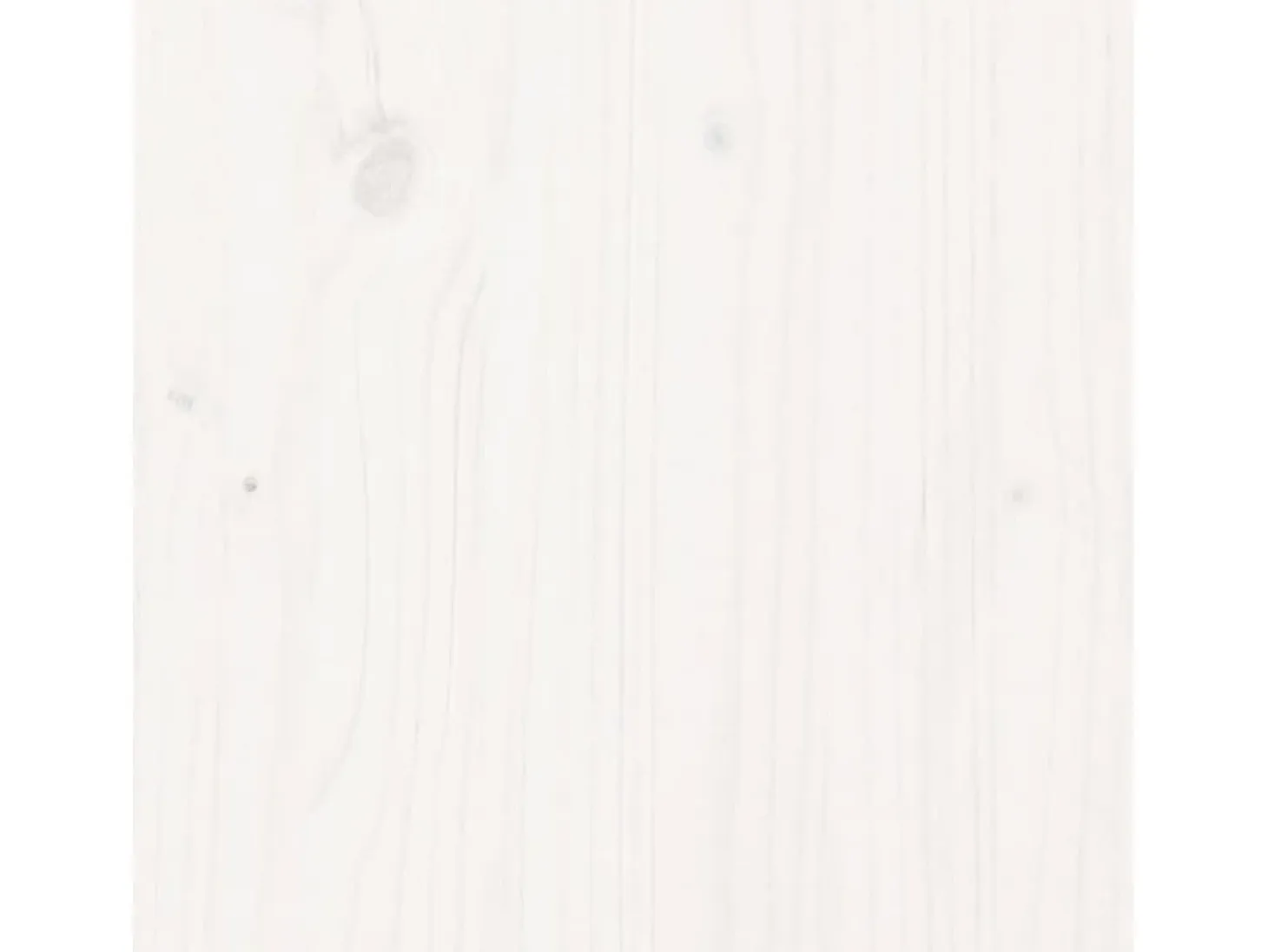 Aparador de madera maciza de pino blanco 111x34x60 cm
