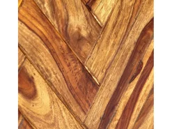 Aparador de madera maciza de acacia 118x30x60 cm