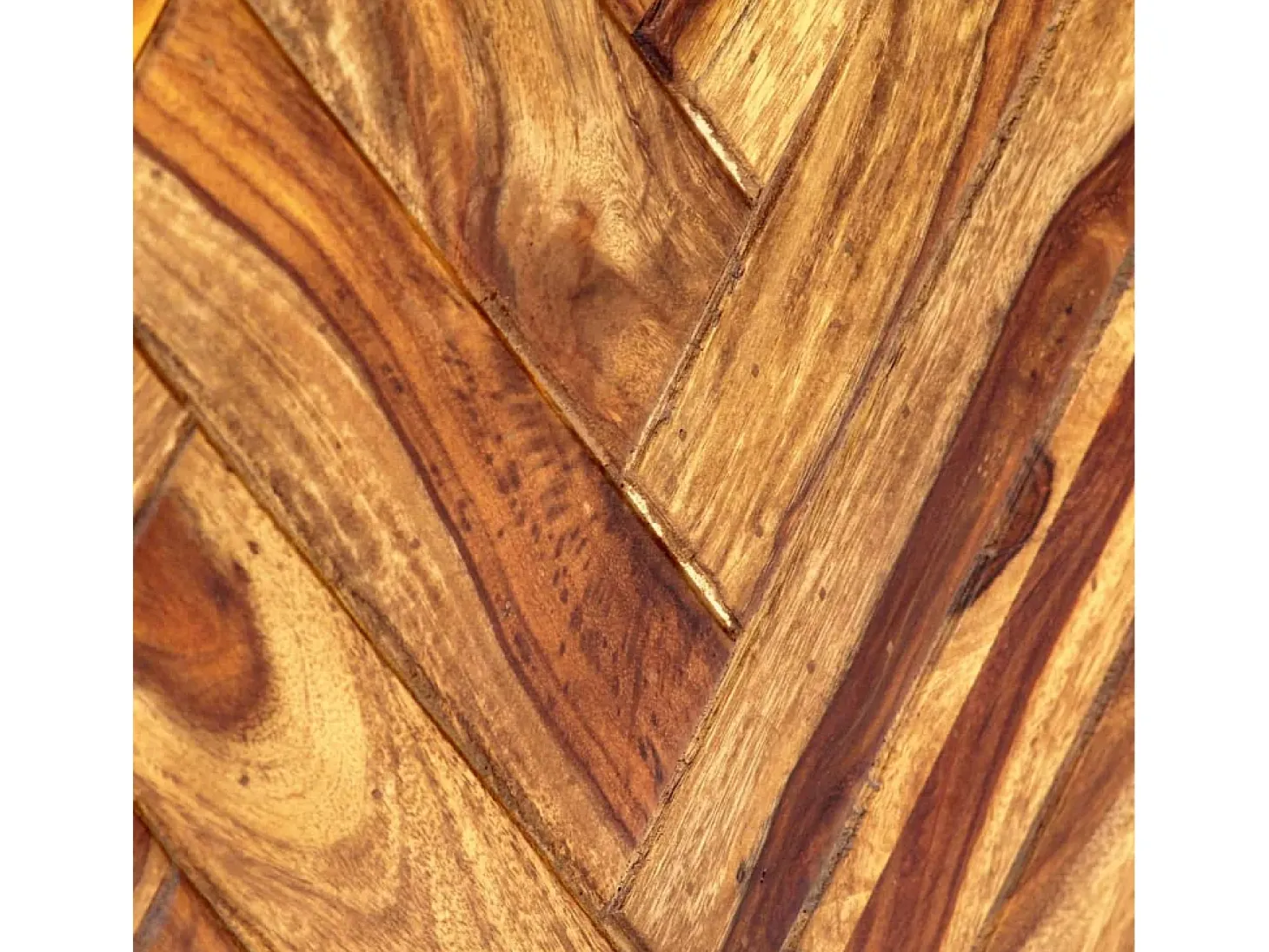 Aparador de madera maciza de acacia 118x30x60 cm