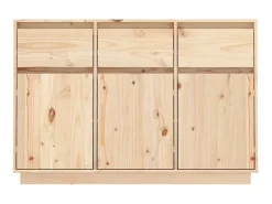 Aparador de madera maciza de pino 110x34x75 cm ES23008