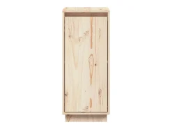 Aparador de madera maciza de pino 31,5x34x75 cm