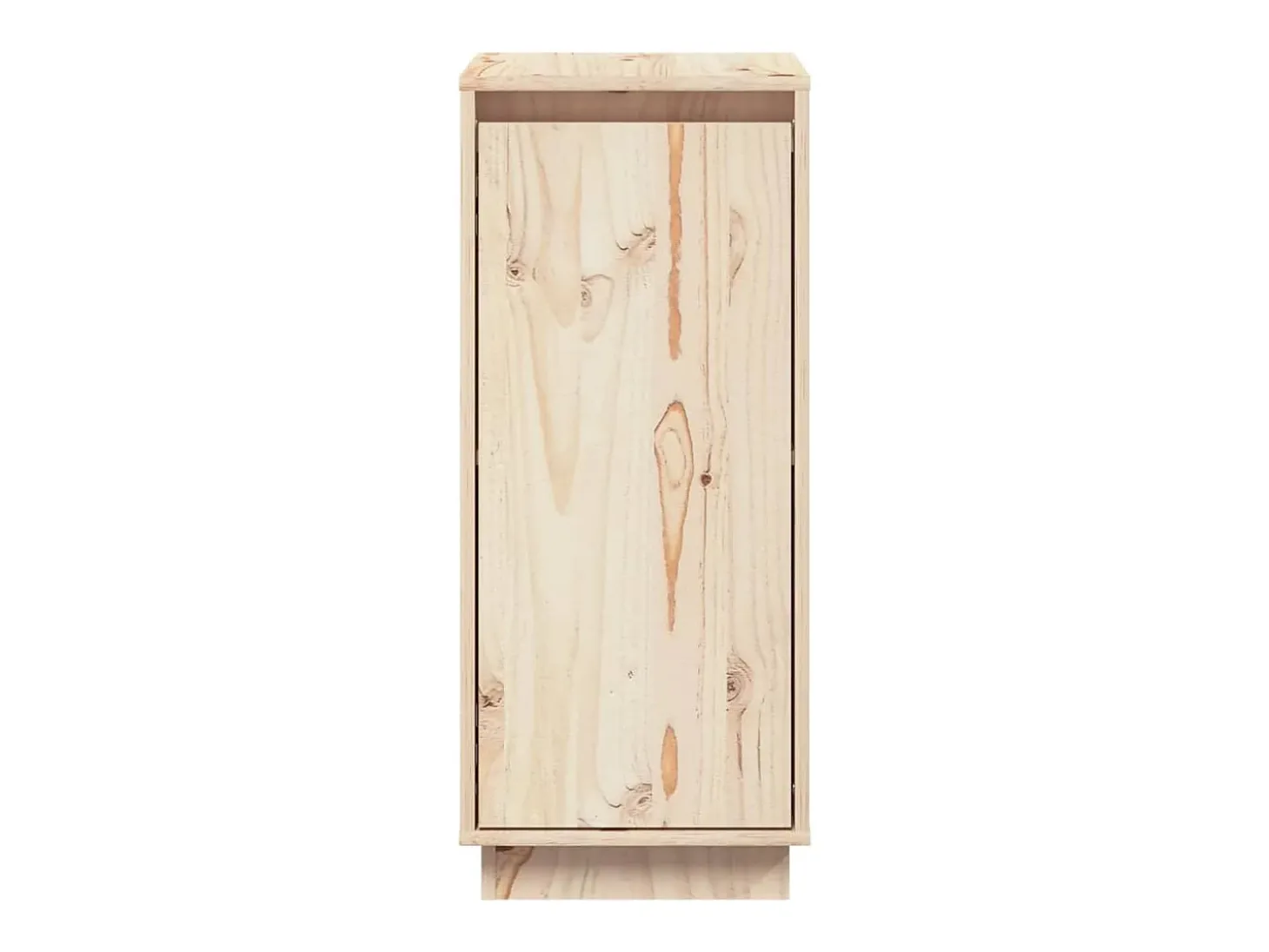 Aparador de madera maciza de pino 31,5x34x75 cm