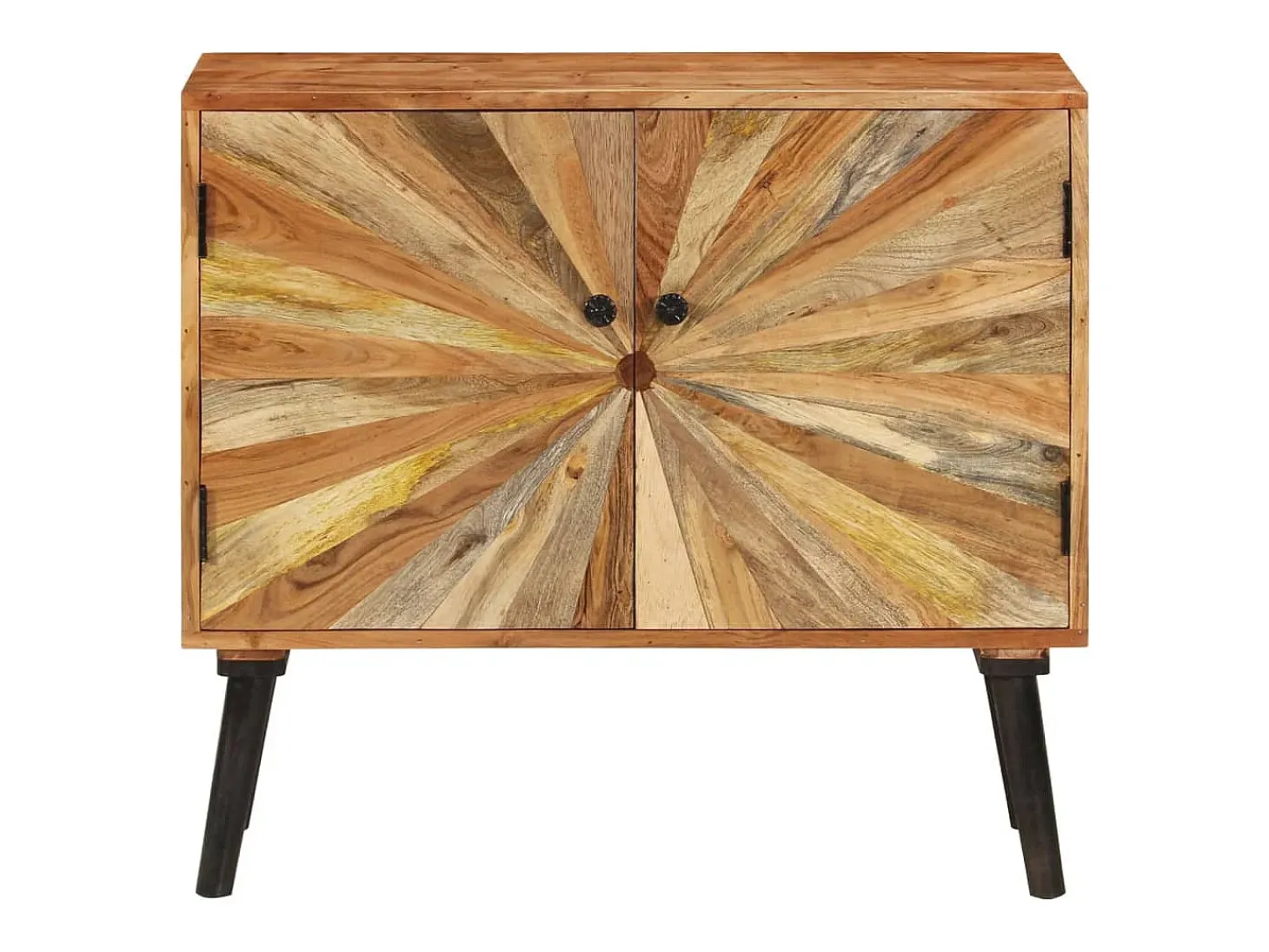 Aparador de madera maciza de mango 85x30x75 cm