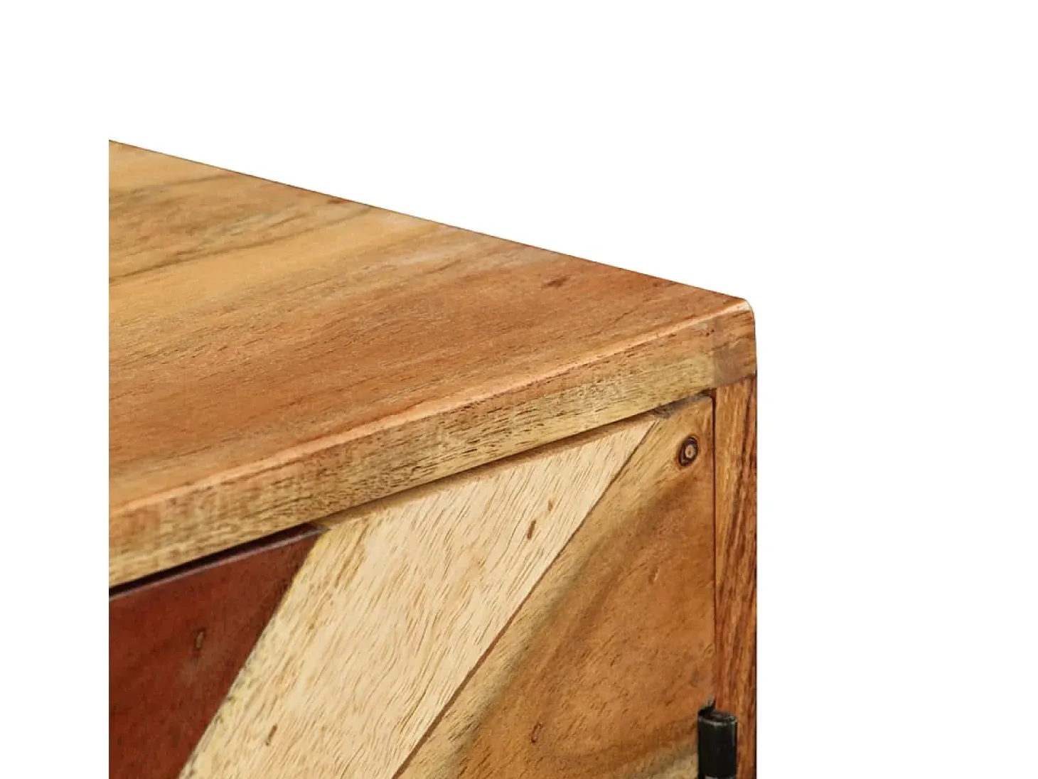 Aparador de madera maciza de mango 85x30x75 cm
