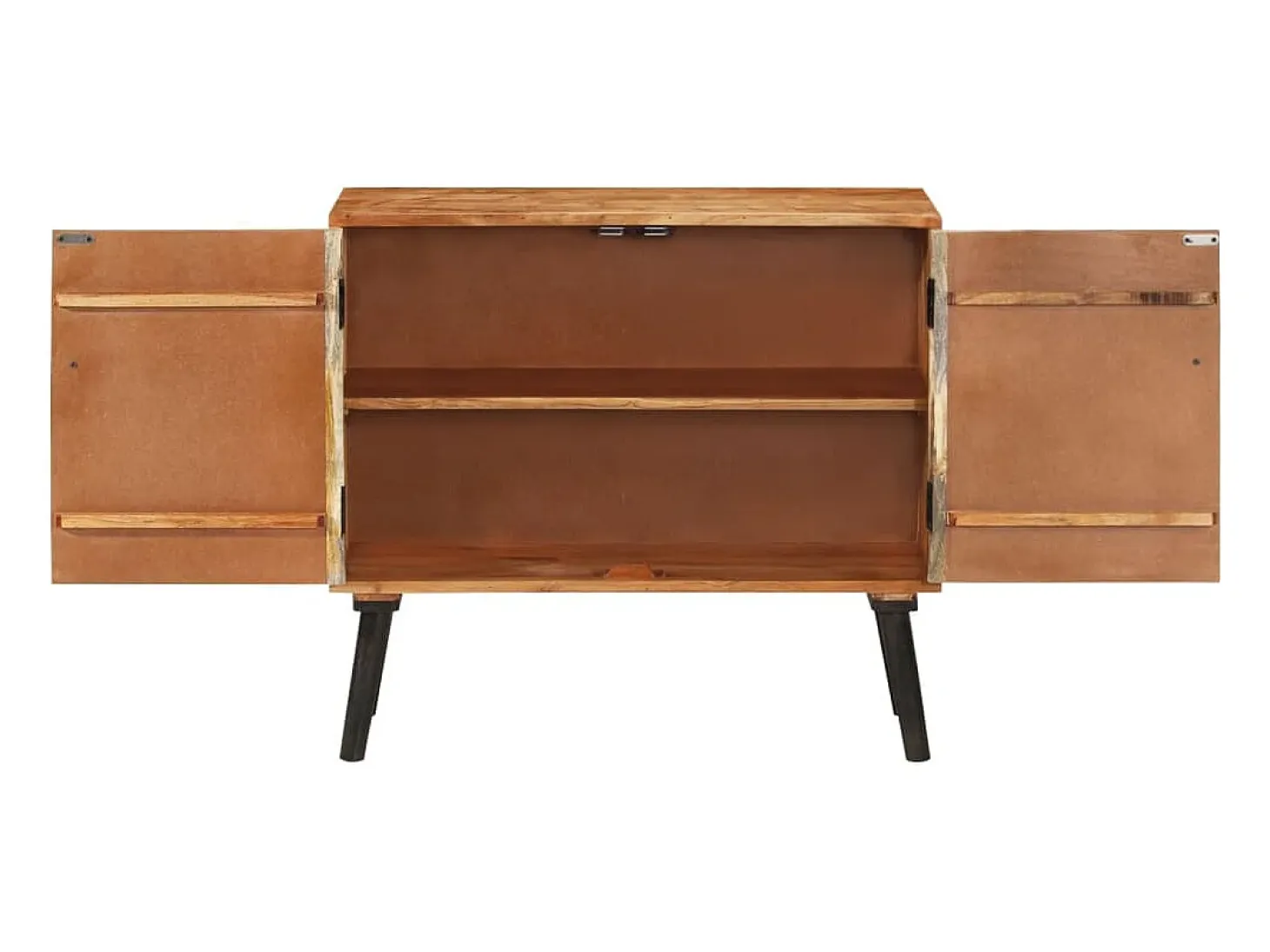 Aparador de madera maciza de mango 85x30x75 cm