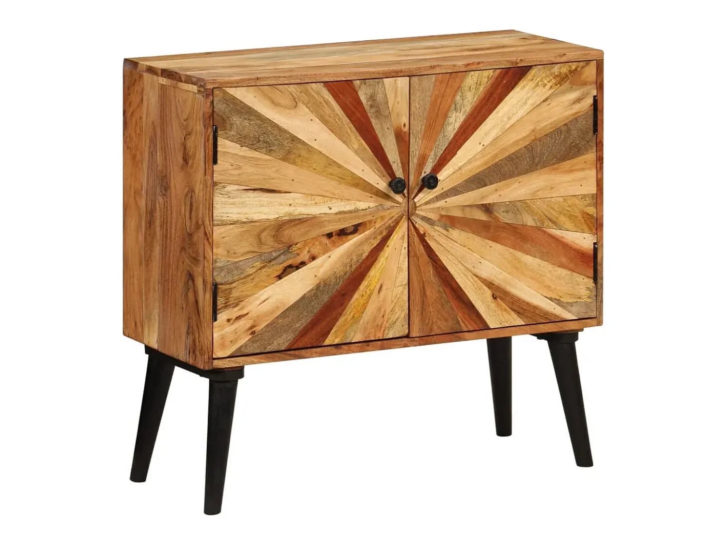 Aparador de madera maciza de mango 85x30x75 cm