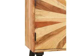 Aparador de madera maciza de mango 85x30x75 cm