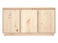 Aparador de madera maciza de pino 111x34x60 cm