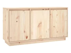 Aparador de madera maciza de pino 111x34x60 cm