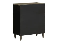 Aparador de madera maciza de mango 60x33x75 cm