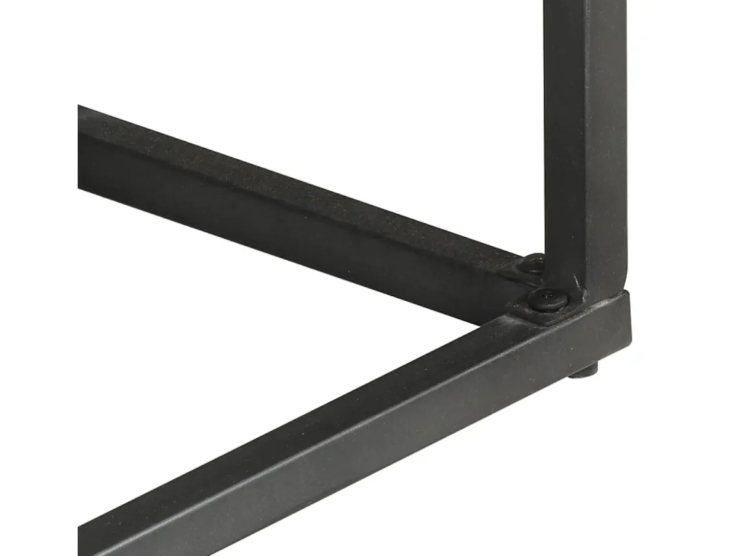 Aparador de madera maciza de acacia gris 100x30x70 cm