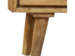 Aparador de madera maciza de mango 90x30x69 cm