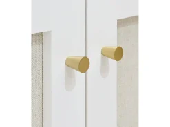 Aparador de madera maciza blanco - LINEN - DECOWOOD