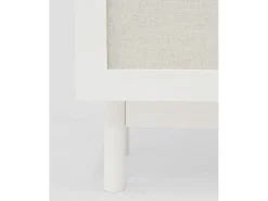 Aparador de madera maciza blanco - LINEN - DECOWOOD