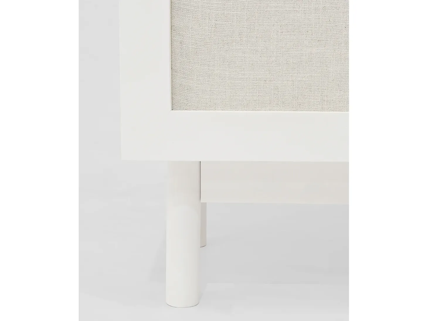 Aparador de madera maciza blanco - LINEN - DECOWOOD