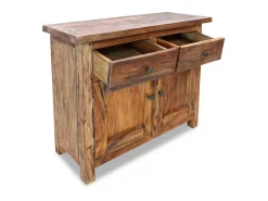 Aparador de madera maciza reciclada 75x30x65 cm ES21352
