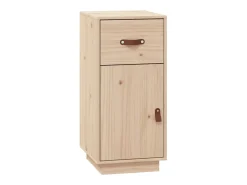 Aparador de madera maciza de pino 34x40x75 cm
