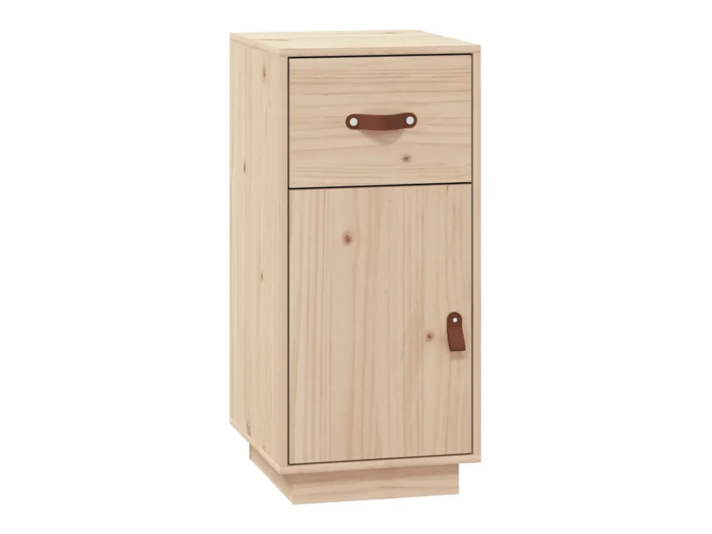 Aparador de madera maciza de pino 34x40x75 cm