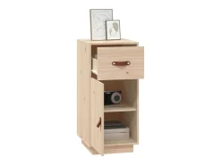 Aparador de madera maciza de pino 34x40x75 cm