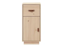 Aparador de madera maciza de pino 34x40x75 cm