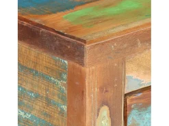 Aparador de madera maciza reciclada 70x35x65 cm