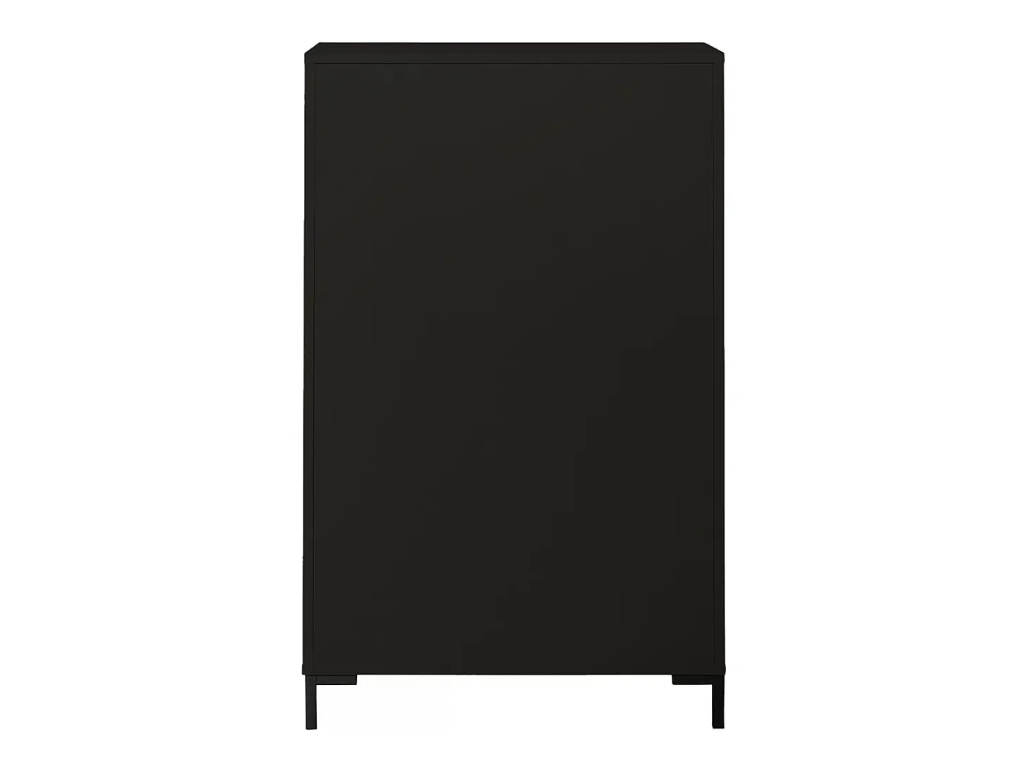 Aparador de MDF con 2 puertas decorativas con motivo en azul océano