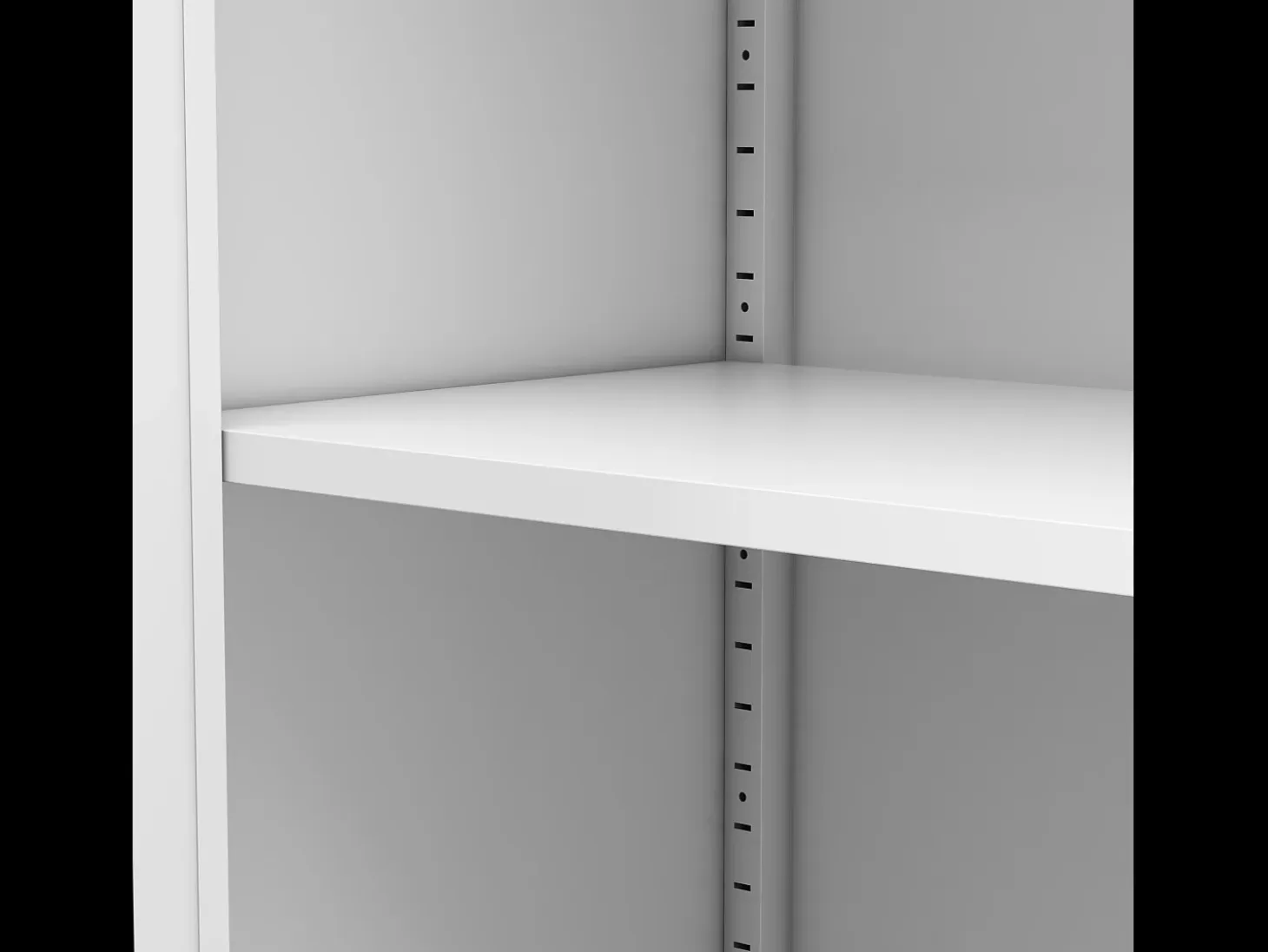 Aparador de metal blanco de 88 cm con estantes ajustables, unidad de almacenaje independiente, para cocina y salón