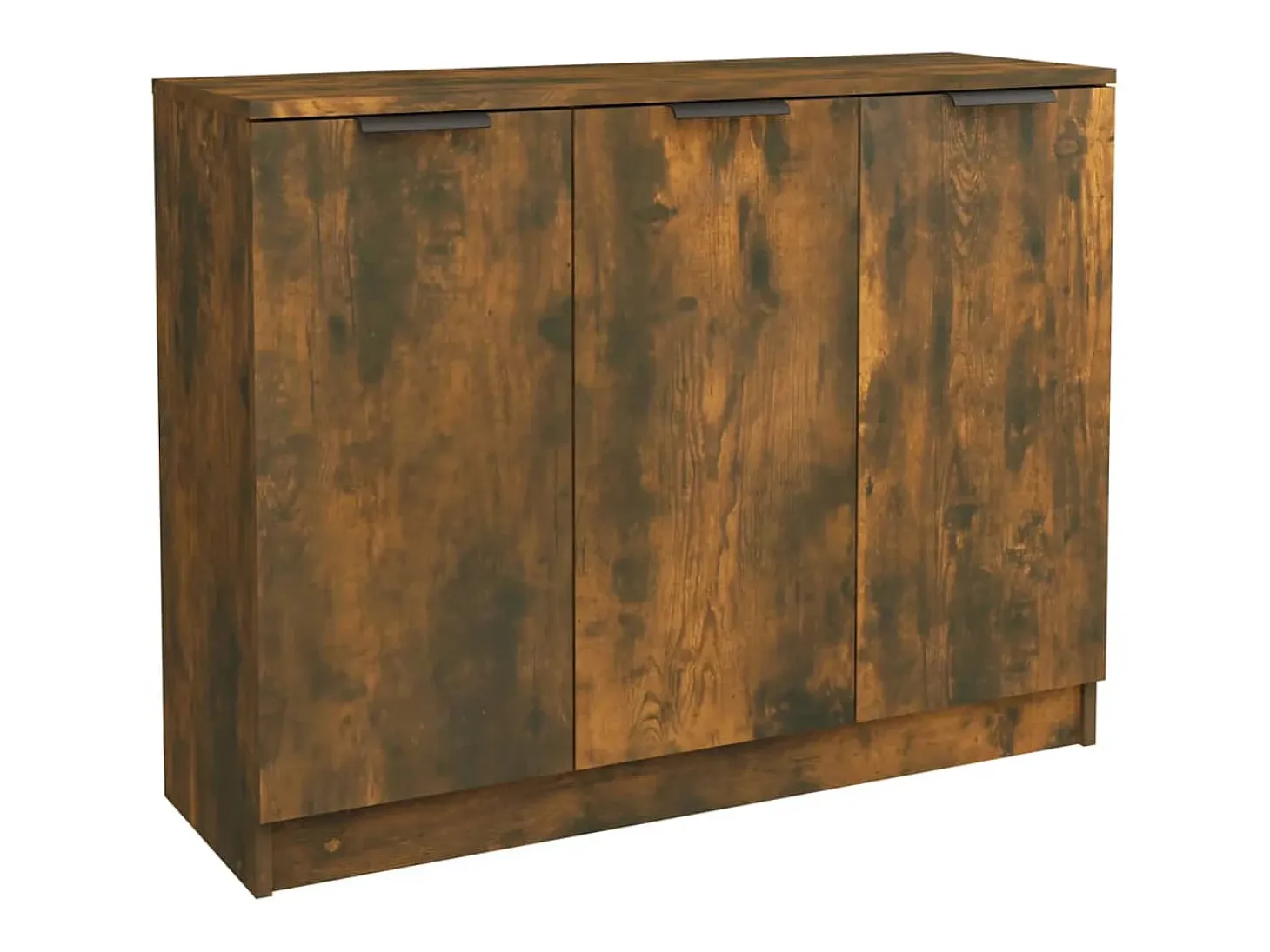 Aparador de roble ahumado 90,5x30x70 cm Madera de ingeniería