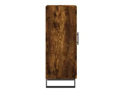 Aparador de roble ahumado 34,5x34x90 cm Madera de ingeniería