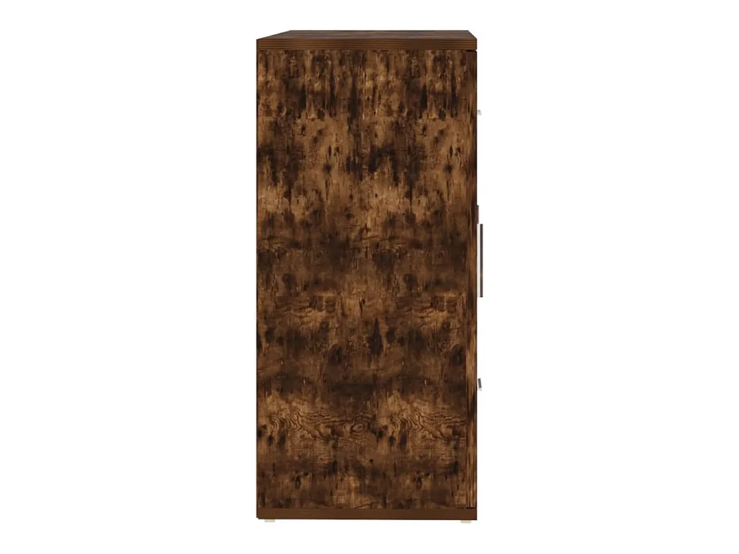 Aparador de roble ahumado 91x29,5x65 cm Madera de ingeniería