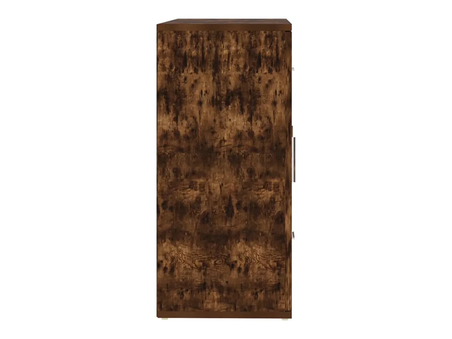 Aparador de roble ahumado 91x29,5x65 cm Madera de ingeniería