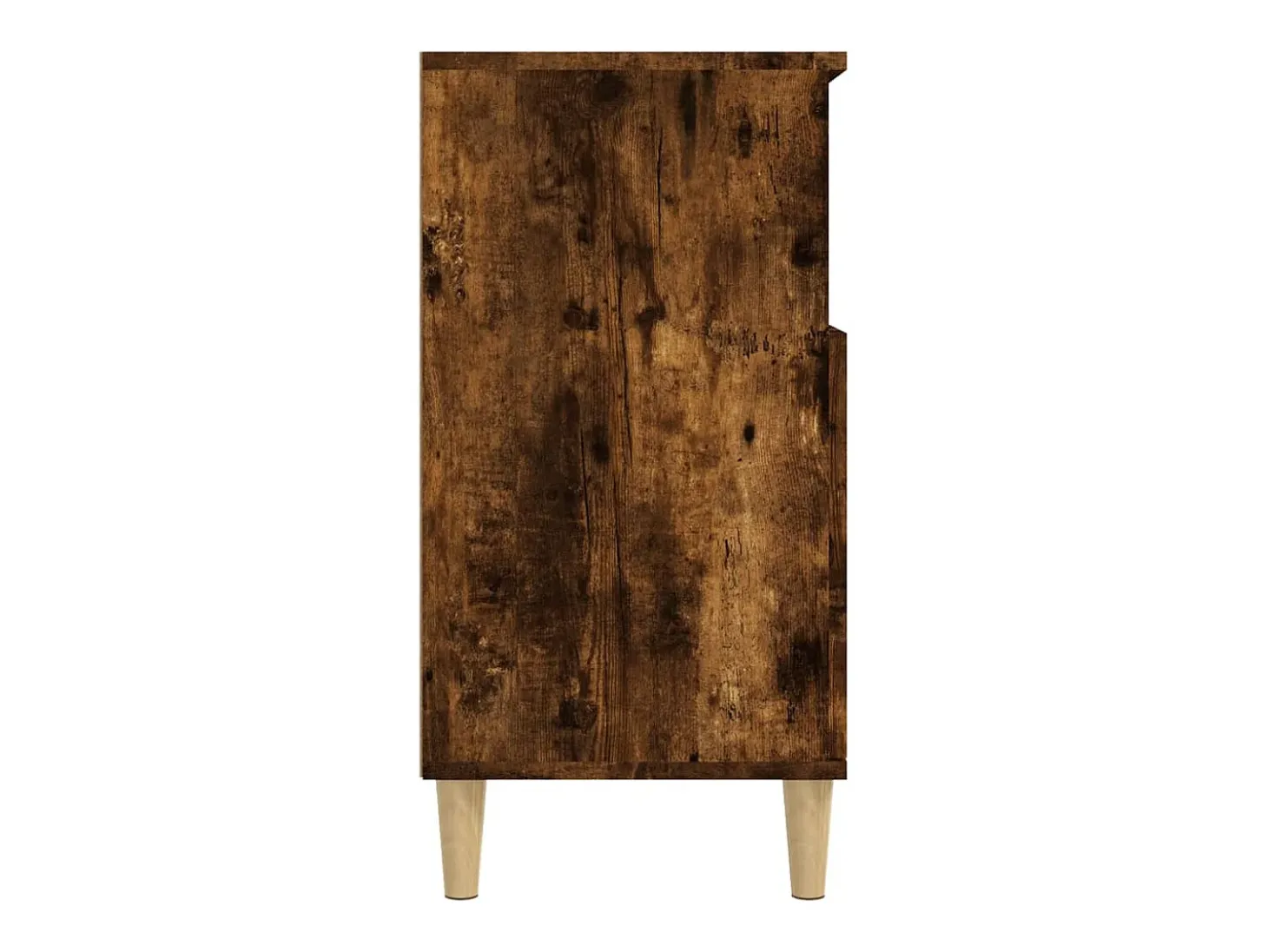 Aparador de roble ahumado 60x35x70 cm Madera de ingeniería
