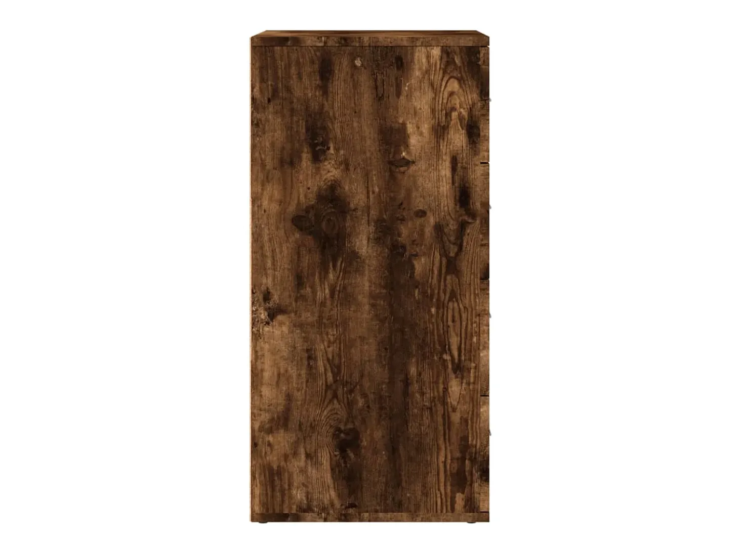 Aparador de roble ahumado 60x39x80 cm madera de ingeniería