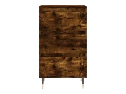 Aparador de roble ahumado 40x35x70 cm madera de ingeniería