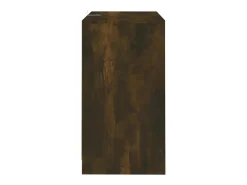 Aparador de roble ahumado 70x41x75 cm Madera de ingeniería