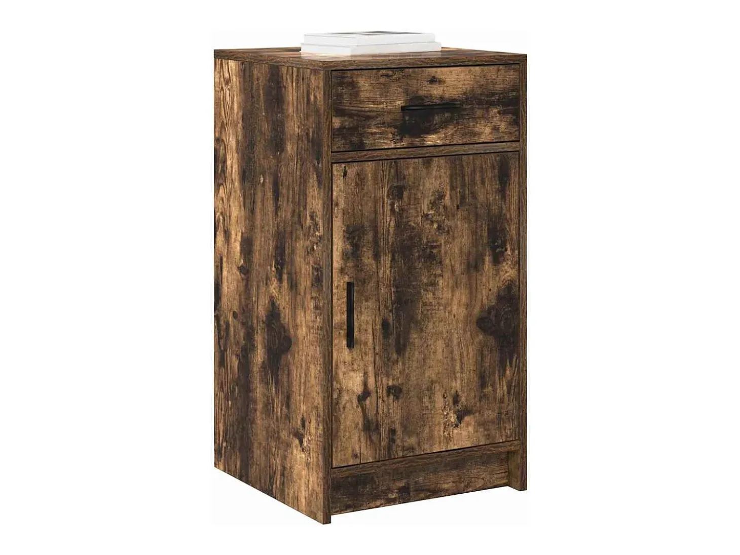 Aparador de roble ahumado 40 x 40,5 x 75 cm Madera de ingeniería