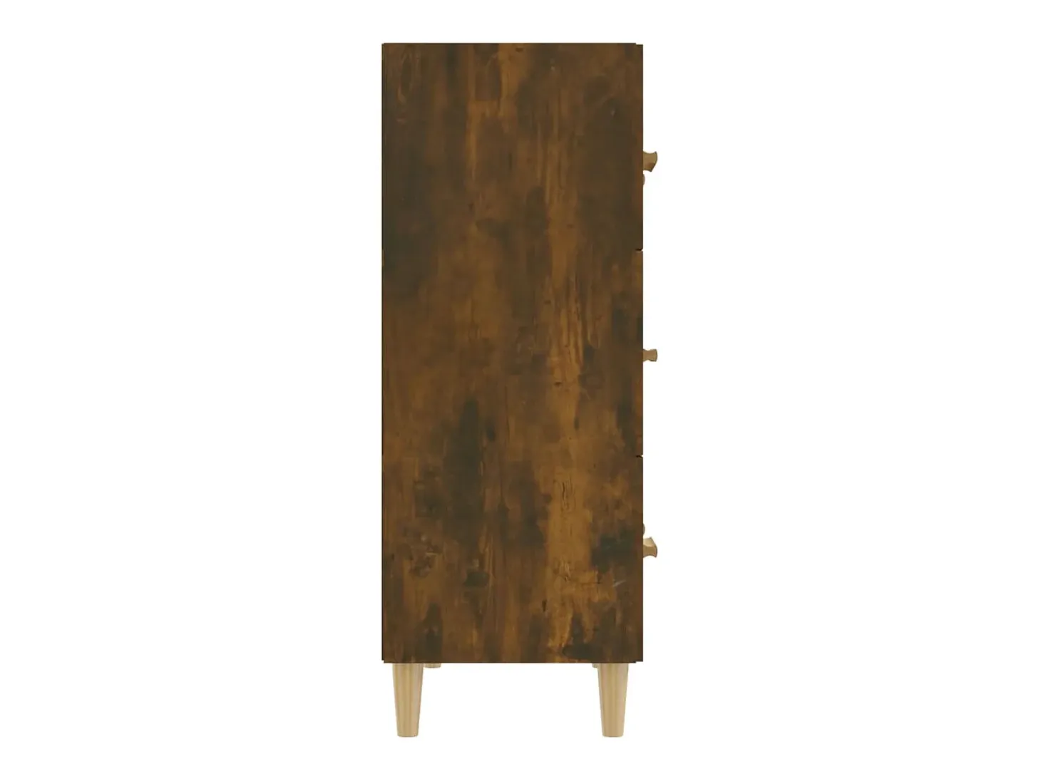 Aparador de roble ahumado 70x34x90 cm Madera de ingeniería