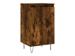 Aparador de roble ahumado 40x35x70 cm madera de ingeniería