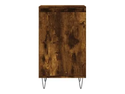 Aparador de roble ahumado 40x35x70 cm madera de ingeniería