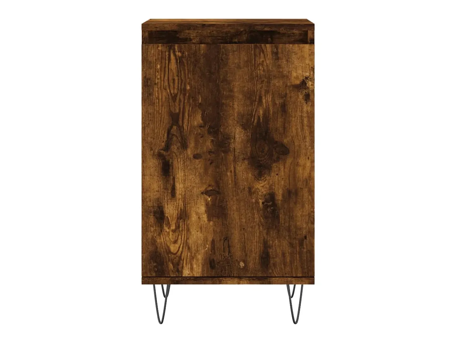 Aparador de roble ahumado 40x35x70 cm madera de ingeniería
