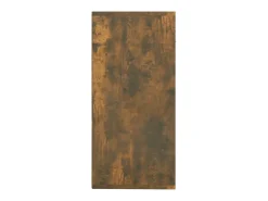 Aparador de roble ahumado 88x30x65 cm Madera de ingeniería