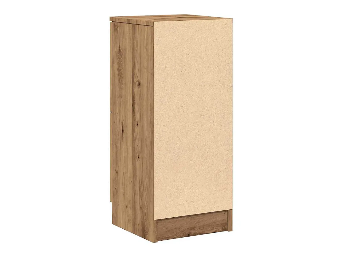 Aparador de roble artesanal 30x30x70 cm madera de ingeniería