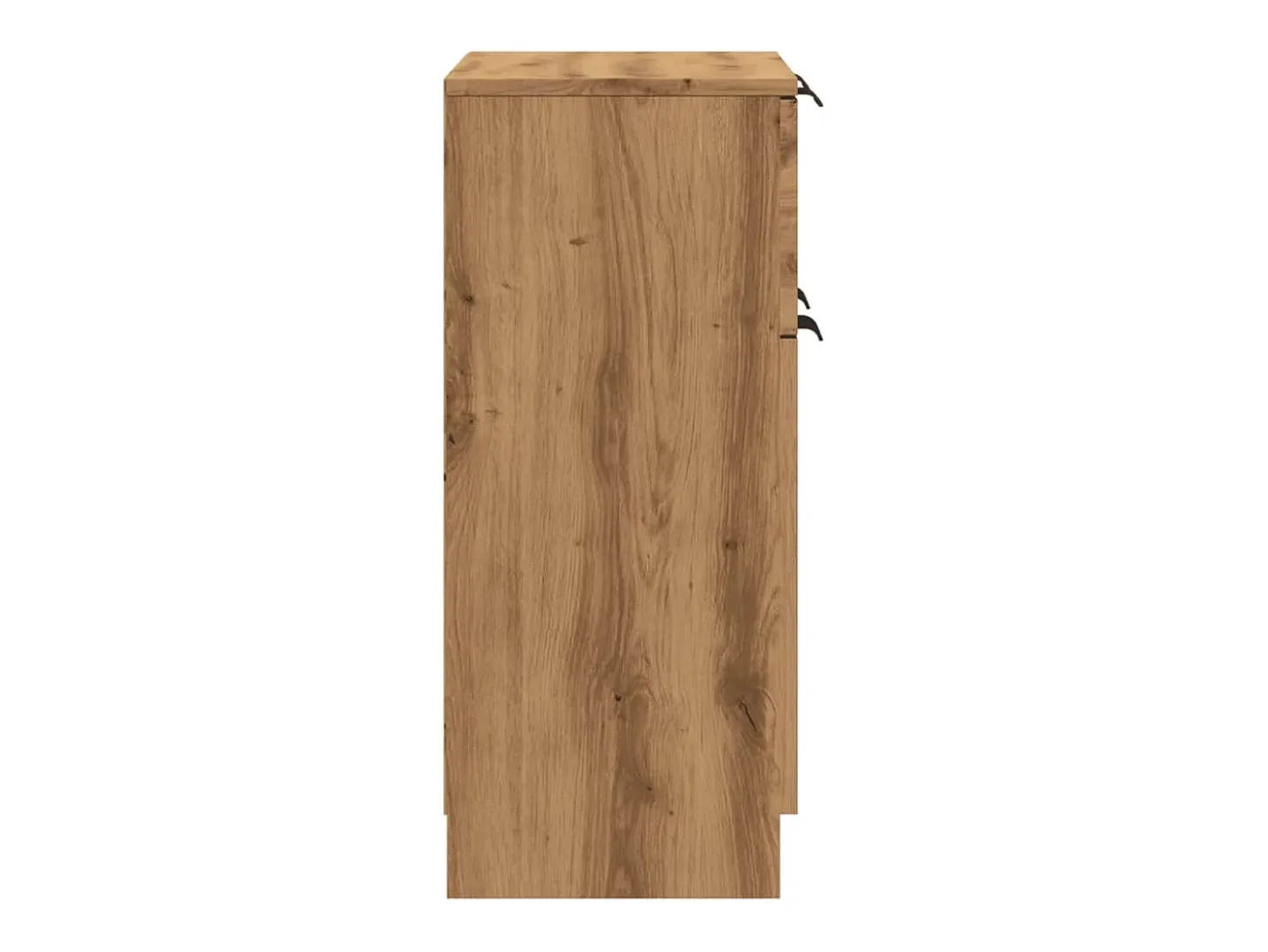 Aparador de roble artesanal 60x30x70 cm madera de ingeniería