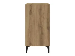 Aparador de roble artesanal 57x35x70 cm madera de ingeniería