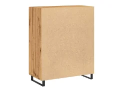 Aparador de roble artesanal 69,5x34x90 cm madera de ingeniería