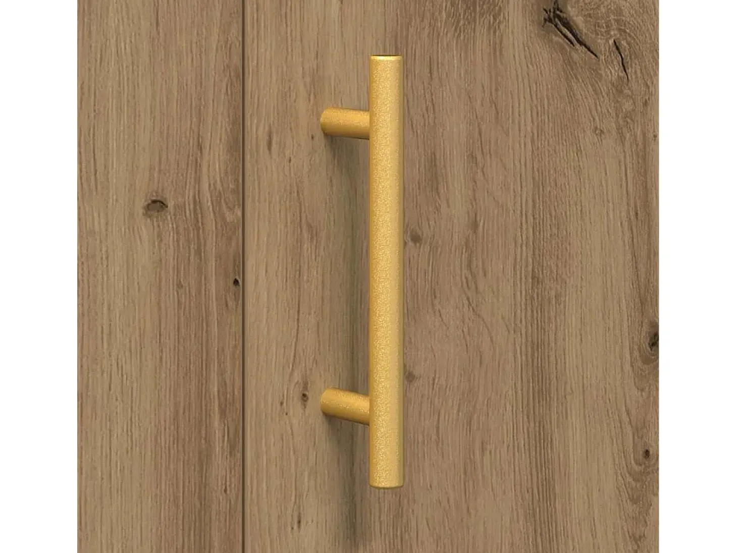 Aparador de roble artesanal 90x34x80 cm Madera de ingeniería