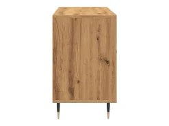 Aparador de roble artesanal 100x36x60 cm madera de ingeniería